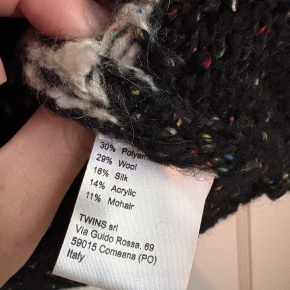 Gemelli Italian Wool blend colorful sweater - Picture 5 of 5